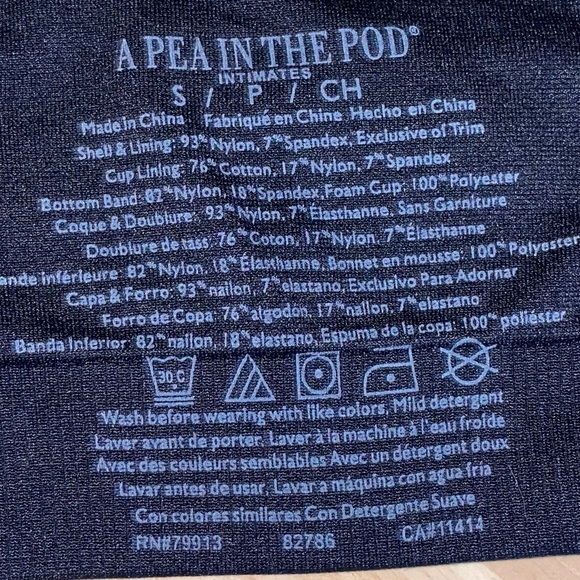 🎓 A Pea In the Pod Nursing Bra Black - Picture 8 of 8